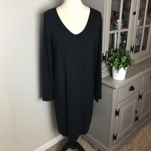J. Jill Wearever Collection Black Dress Size Large
